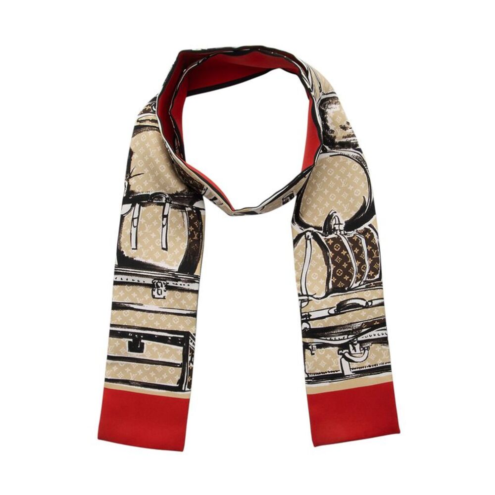 Louis Vuitton Silk Trunks Bandeau Scarf - Picture 2 of 5